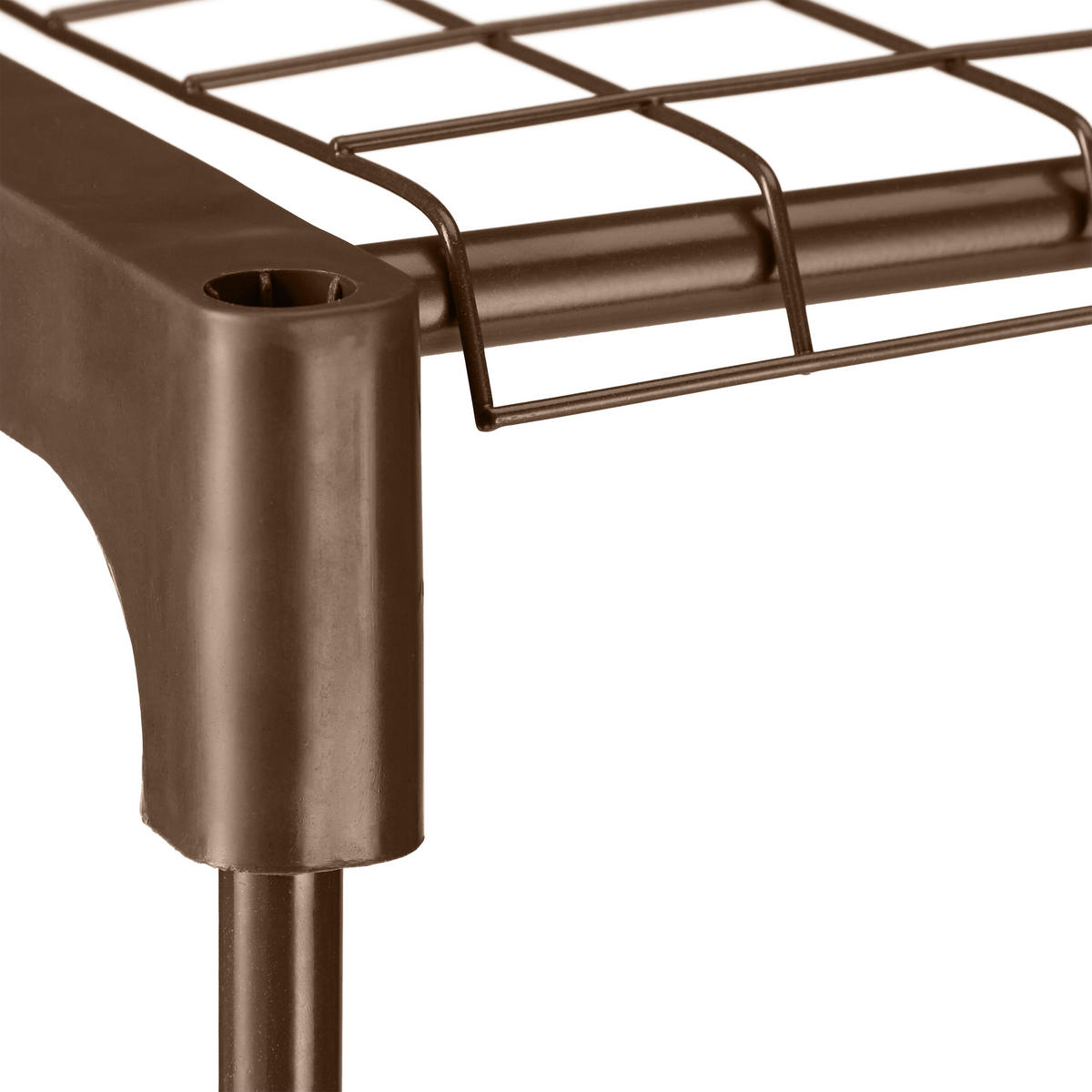 BLUMENREGAL - Braun, Kunststoff/Metall (91/106/28cm) - Relaxdays