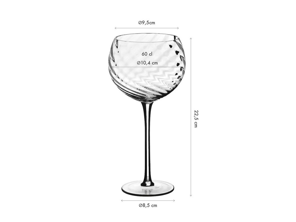 WEINGLÄSER Sten 600ml - 6er-Set - Transparent - Transparent, Glas (0.6L) - Björn