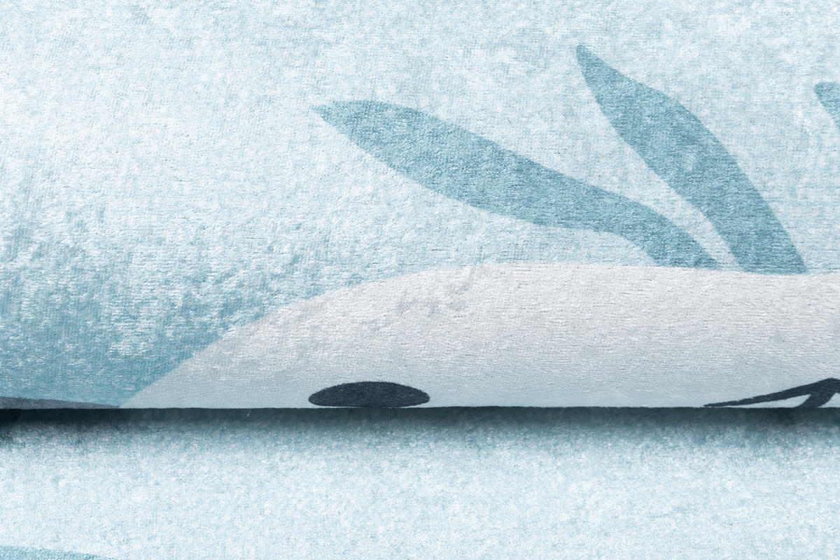 TEPPICH EMMA Blau 140/200 cm - Blau, Kunststoff (140/200cm) - Tapiso