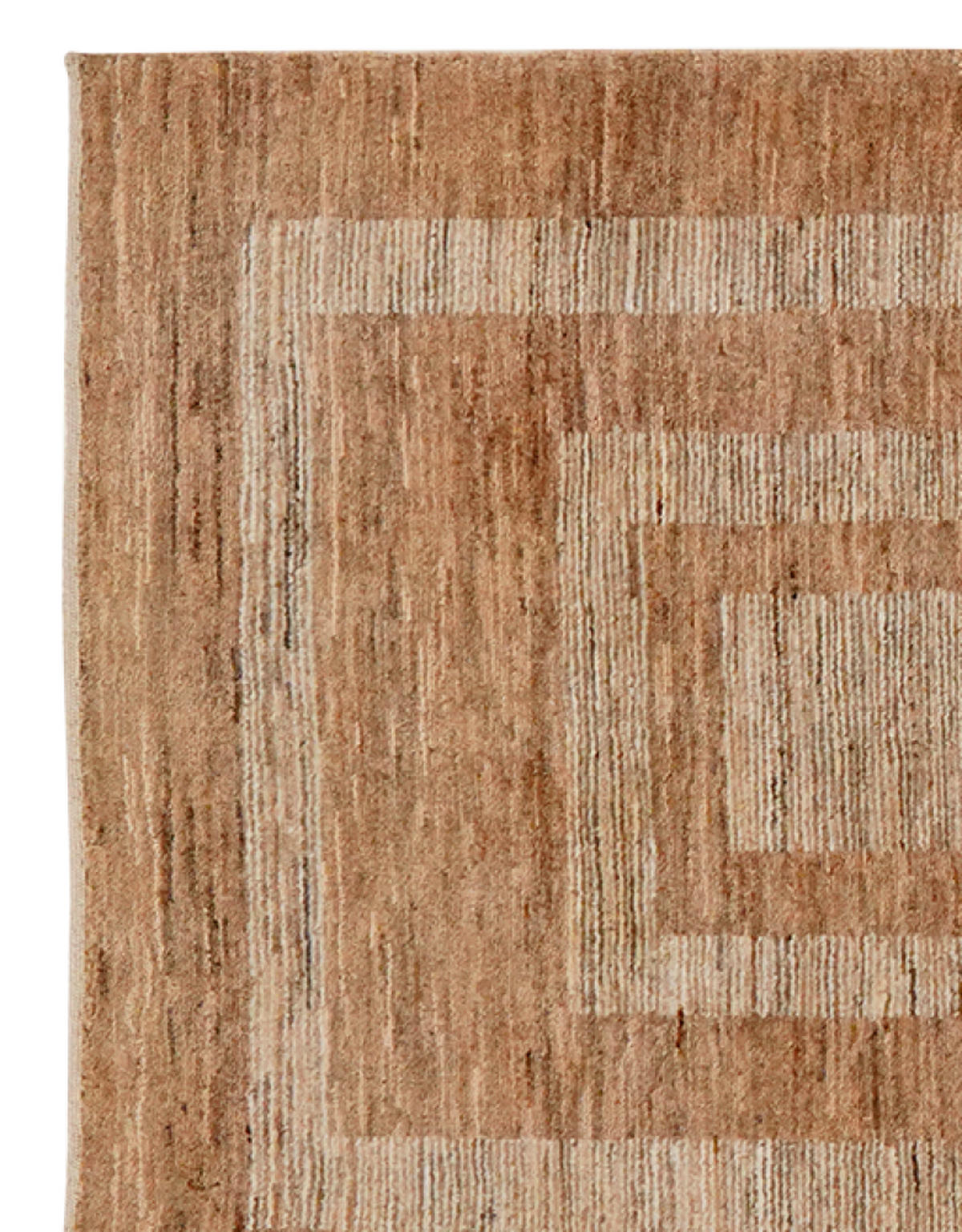 TEPPICH Rizbaf Braun 197/82 cm Schurwolle - Braun, Textil (82/197cm) - Looma