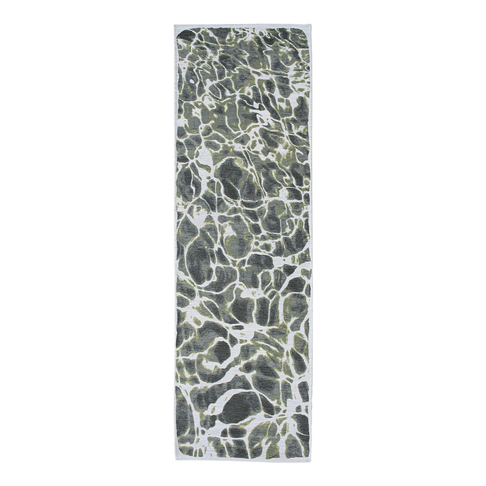 TEPPICH River Meditation Swim 80/250 cm - Grün, Kunststoff/Textil (80/250cm) - Louis De Poortere