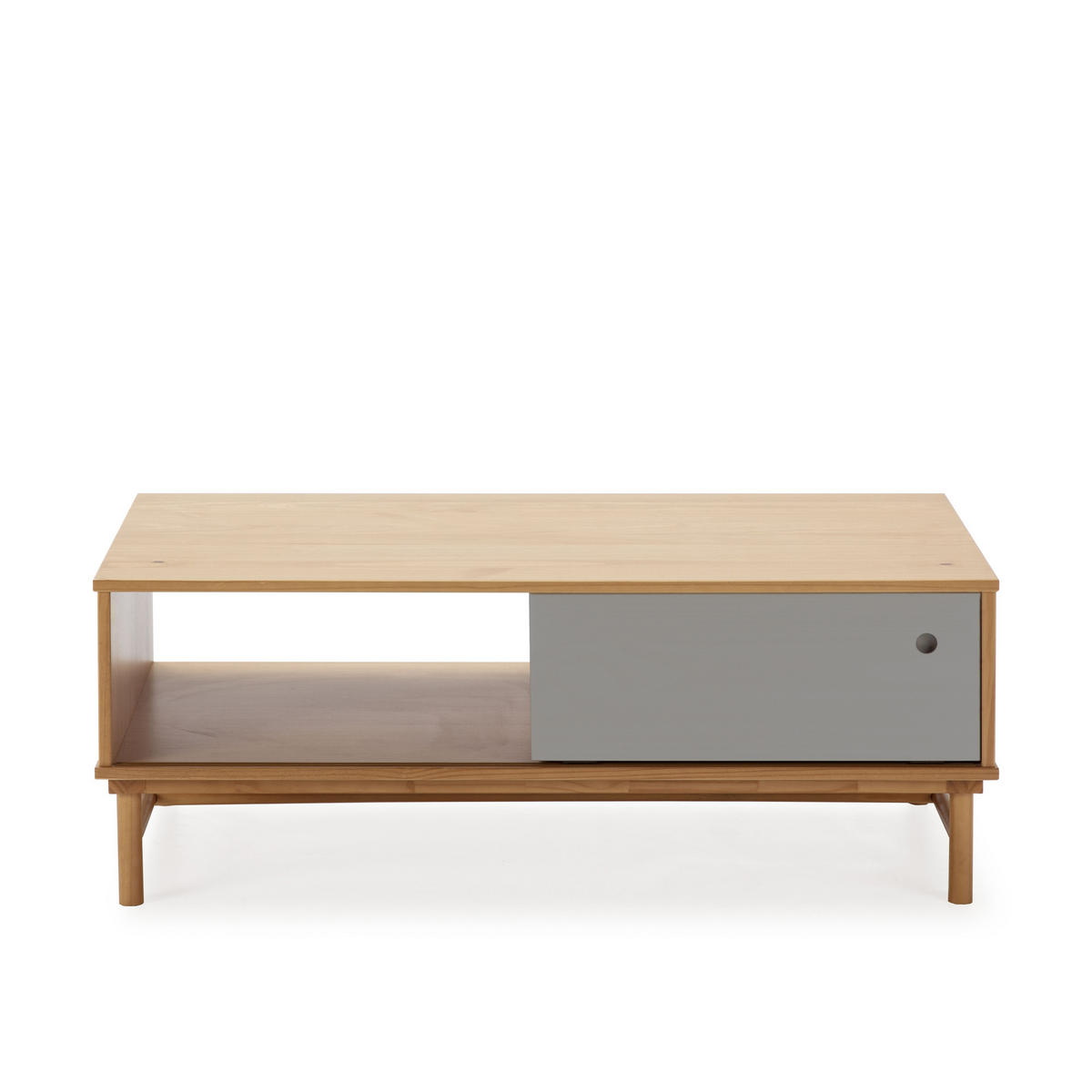 COUCHTISCH Magnus 1 Schiebetür - Honigeiche, Holz (42/110/55cm) - VS Venta-stock