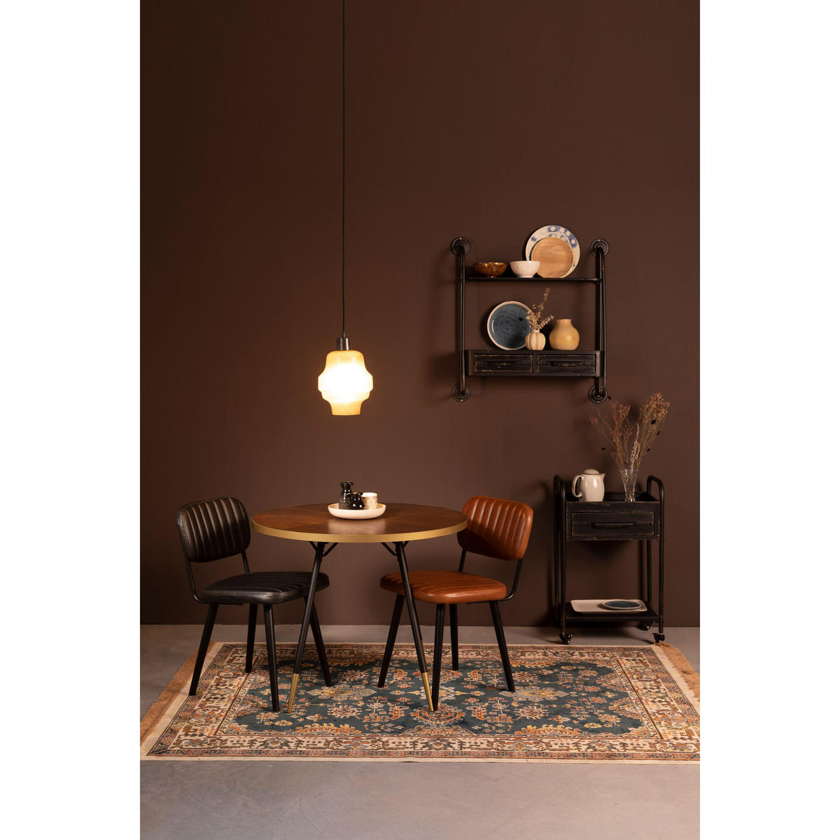 TEPPICH Raz 160x230 cm Persisches/Orientalisches Motiv Braun - Braun, Textil (160/230cm) - Housecraft Living