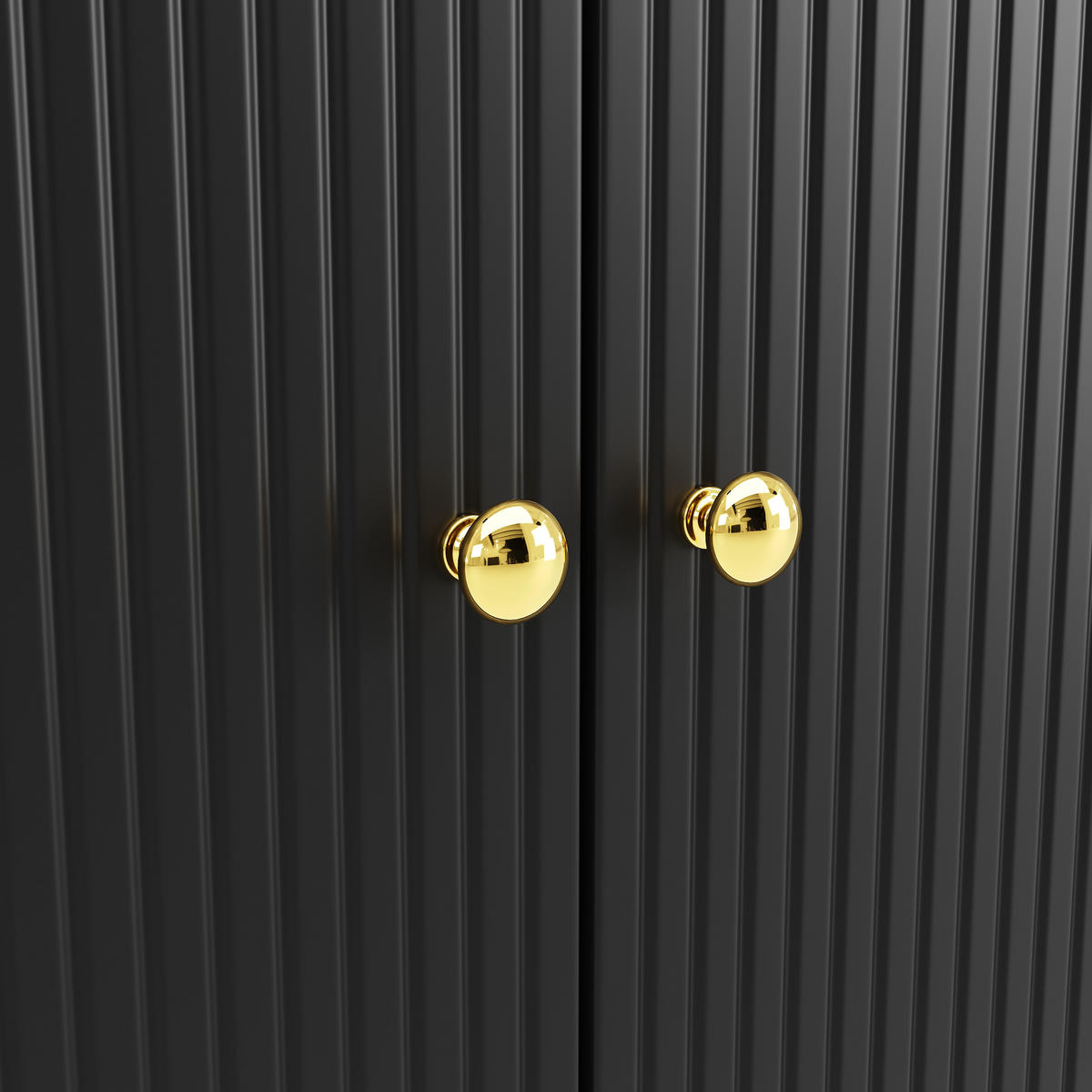 KÜCHENINSEL mit Schubladen und Regalen Schwarz - Schwarz, Holzwerkstoff (40/90/140cm) - Urban Meuble