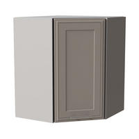 ECKHÄNGESCHRANK Salo W10/60 Kaschmir Matt / Grau 60 / 60 / 72cm - Kaschmir/Grau, Holz/Holzwerkstoff (60/72/60cm) - Feldmann-Wohnen