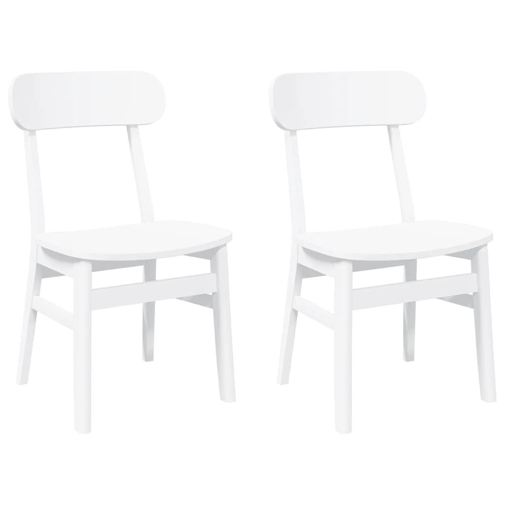 STUHL-SET 2 Stk Falkenhain 46/81.5/47 cm - Weiß, Holz (46/81.5/47cm) - ZMH