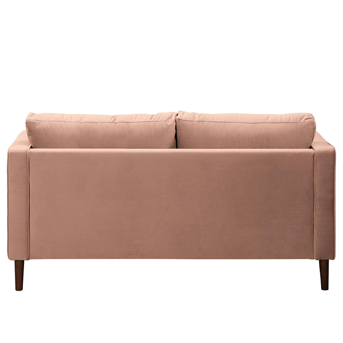 2-SITZER SOFA - Samt - Rosa, Textil (150/80/86cm) - home24