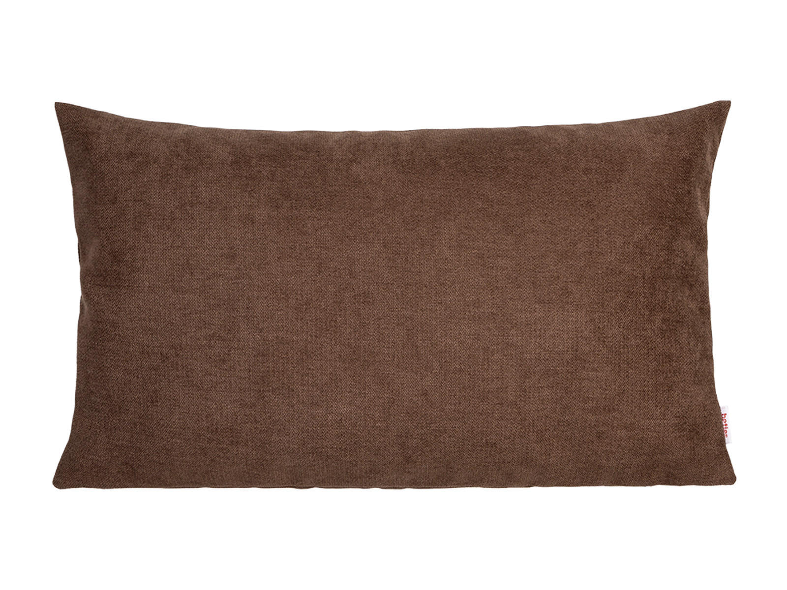 KISSENHÜLLE FarbTon Chenille-Haptik kaffe-braun 50/30 cm - Braun, Textil (30/50cm) - beties Heimtextil