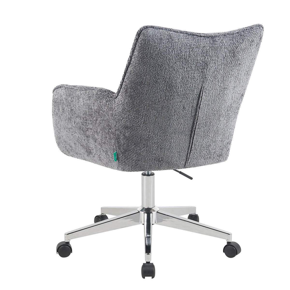 BÜROSTUHL Mika-Tabea - Chromfarben/Grau, Textil/Metall (59/81/66cm) - DUBI Möbel