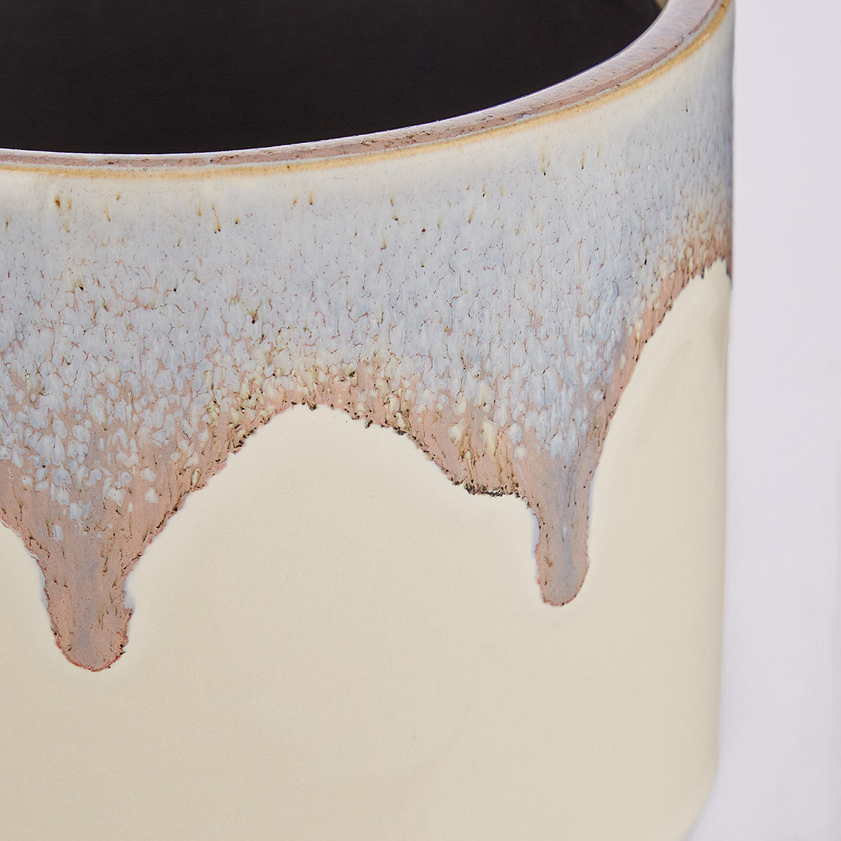 BLUMENÜBERTOPF Painted - Beige, Keramik (13cm) - Butlers