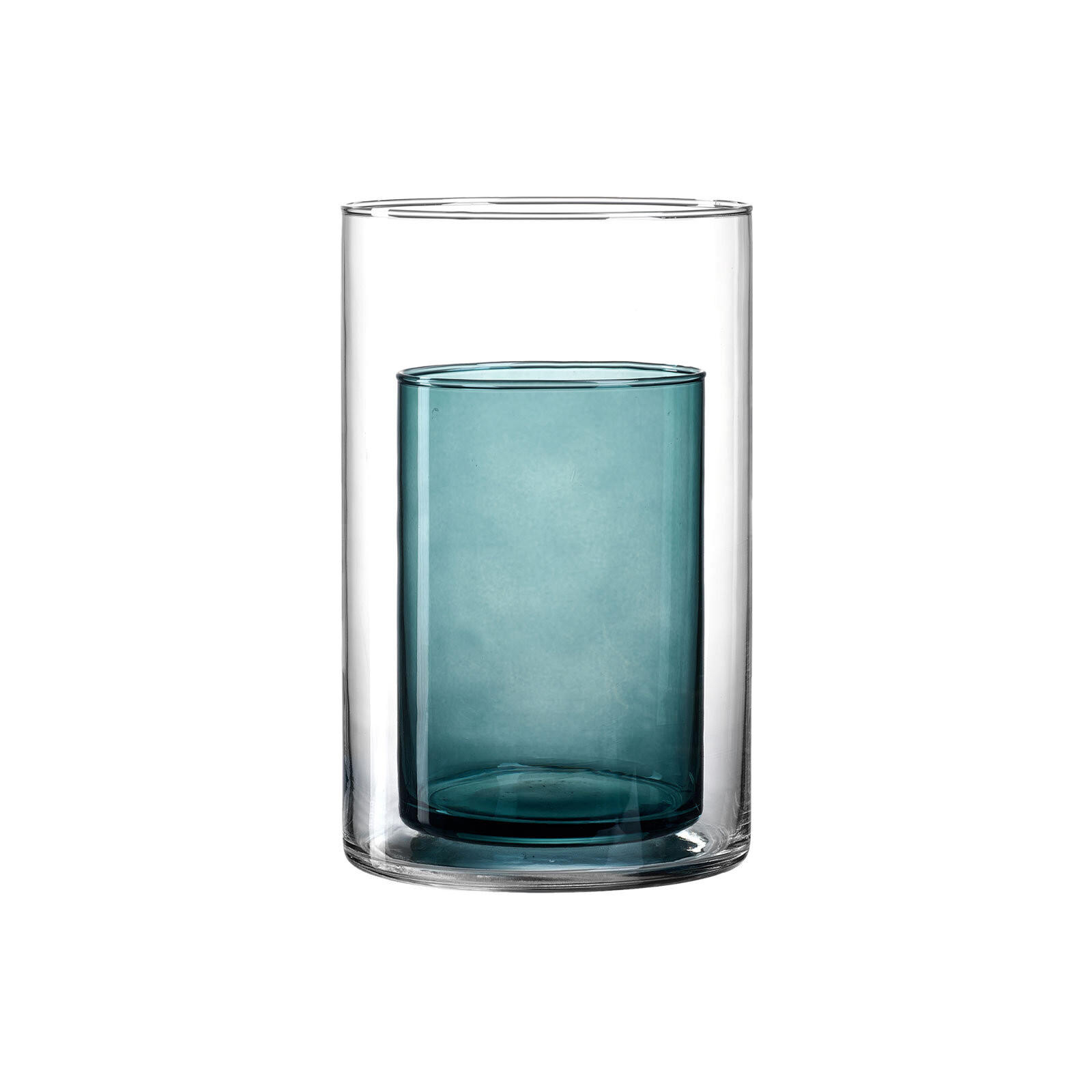 WINDLICHT Duo 22 cm - Blau, Glas (14/22/14cm) - Ritzenhoff Breker