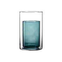 WINDLICHT Duo 22 cm - Blau, Glas (14/22/14cm) - Ritzenhoff Breker