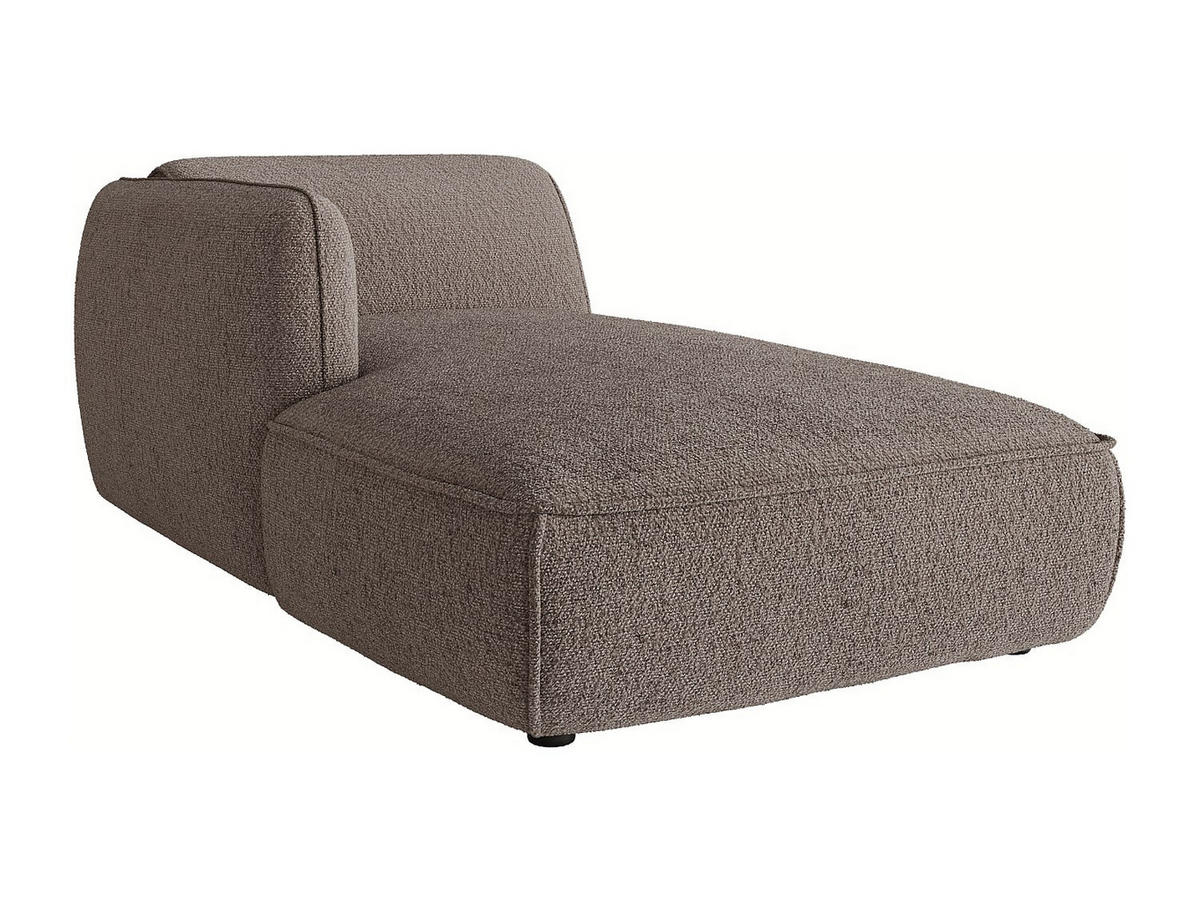 RECAMIERE ohne Schlaffunktion - 1 Person - stoff - taupe Camilio - Taupe, Textil (107/74/165cm) - Vente-Unique