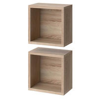 BADSCHRANK Senyo Sonoma 25 x 25 cm 2er Set - Sonoma Eiche, Holzwerkstoff (25/25/15cm) - Vicco