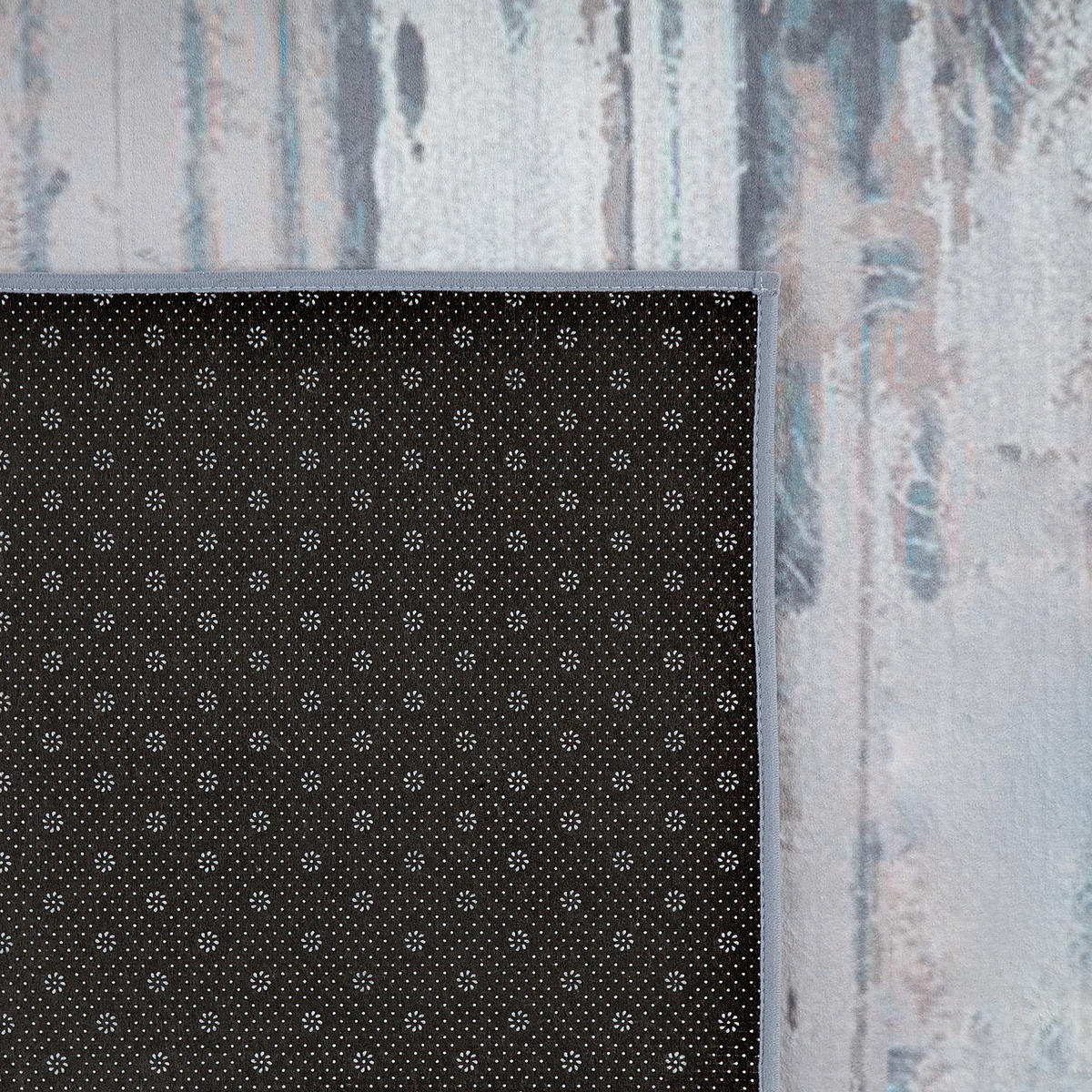 KURZFLOR-TEPPICH Dallica 150/80 cm - Grau, Kunststoff (80/150cm) - Beliani