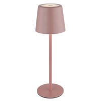 LED TISCHLEUCHTE Metall Rosa - Rosa, Metall (8.5/8.5/28cm) - Globo Lighting