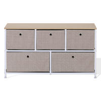 SIDEBOARD Beige 29/100/50 cm - Beige, Metall (29/50/100cm) - Mobili Rebecca