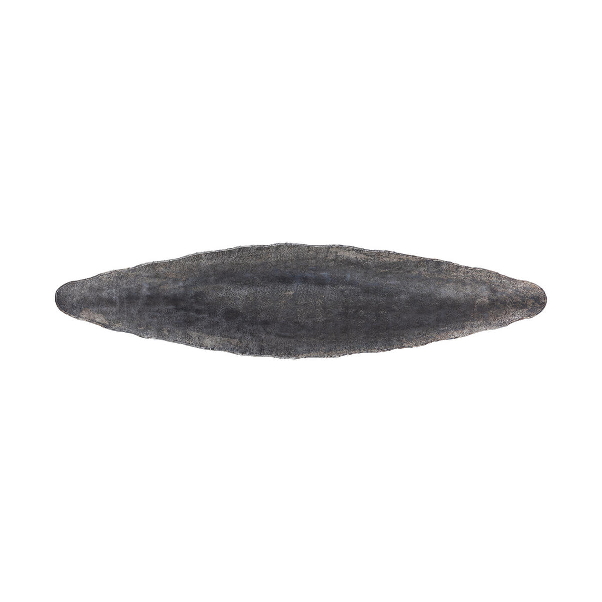 SCHALE Semin Silber 72/17/7cm - Silberfarben, Metall (7cm) - PTMD Collection