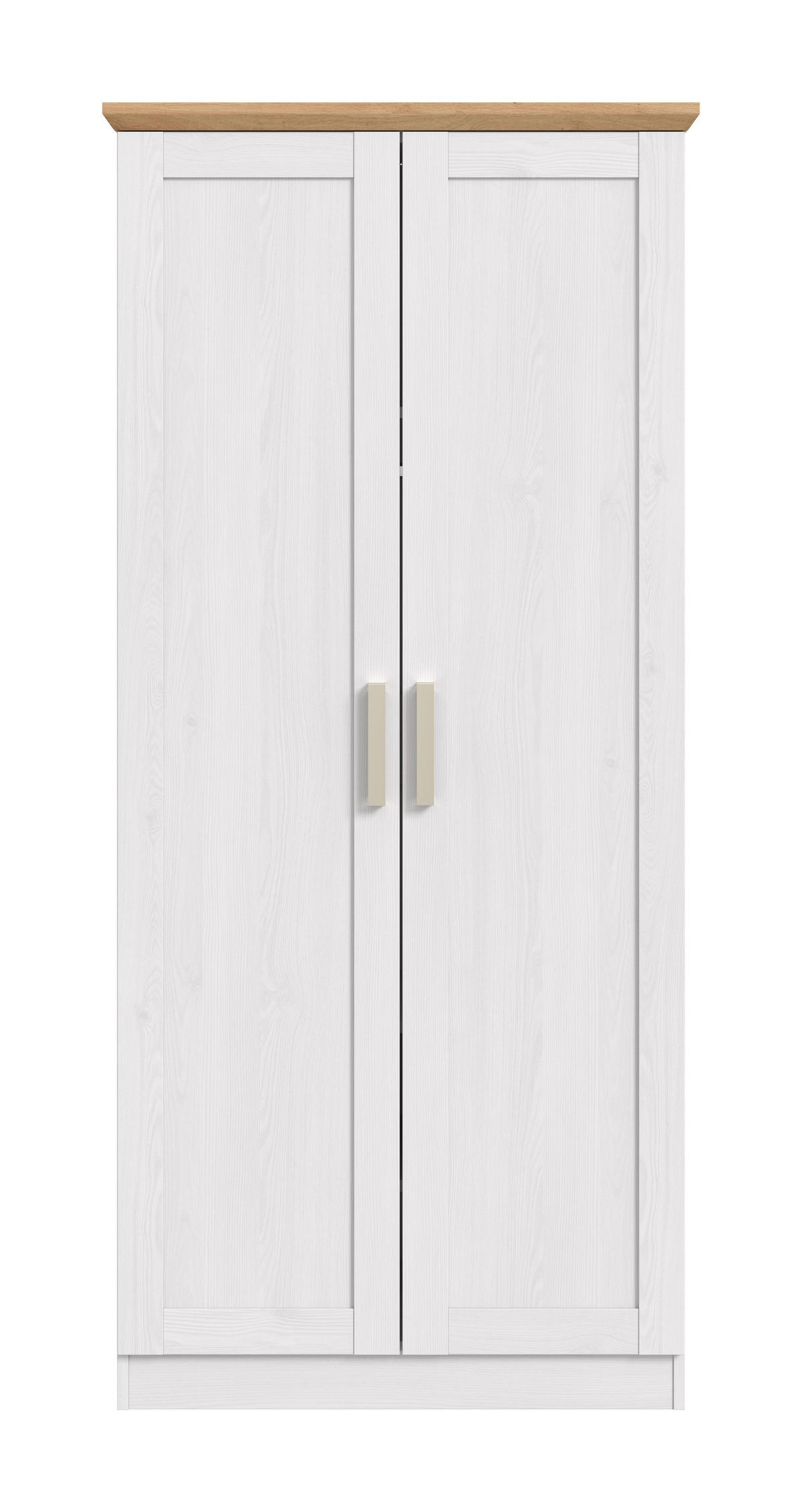 KLEIDERSCHRANK 2-türig Fiore (B/H/T: ca. 84/185/54 cm) in Sibiu Lärche Nachbildung/Sibiu Lärche Nachbildung - Lärchefarben, Holzwerkstoff (84/185/54cm)