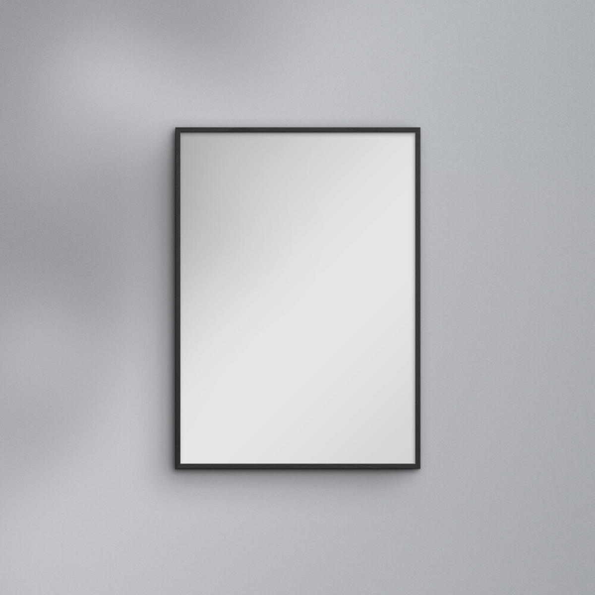 SPIEGEL - Schwarzes Holz - Schwarz, Holz/Papier (50/70/2cm) - Poster&Frame