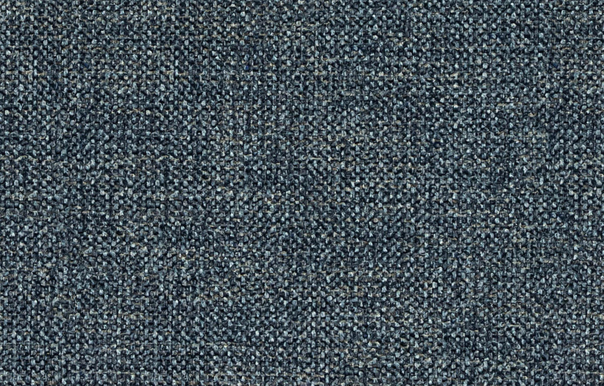 ECKSOFA HOSTEN 4-Sitzer, dunkelblau - Schwarz/Dunkelblau, Holzwerkstoff/Textil (158/269cm) - Courtois Laville