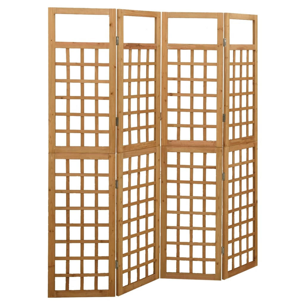 vidaXL Paravent Braun 2x180x161 cm