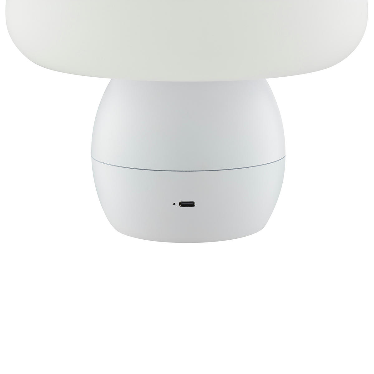 TISCHLEUCHTE Dupos Weiß 22/22/22,2 cm - Weiß, Kunststoff (22/22/22.2cm) - Brilliant