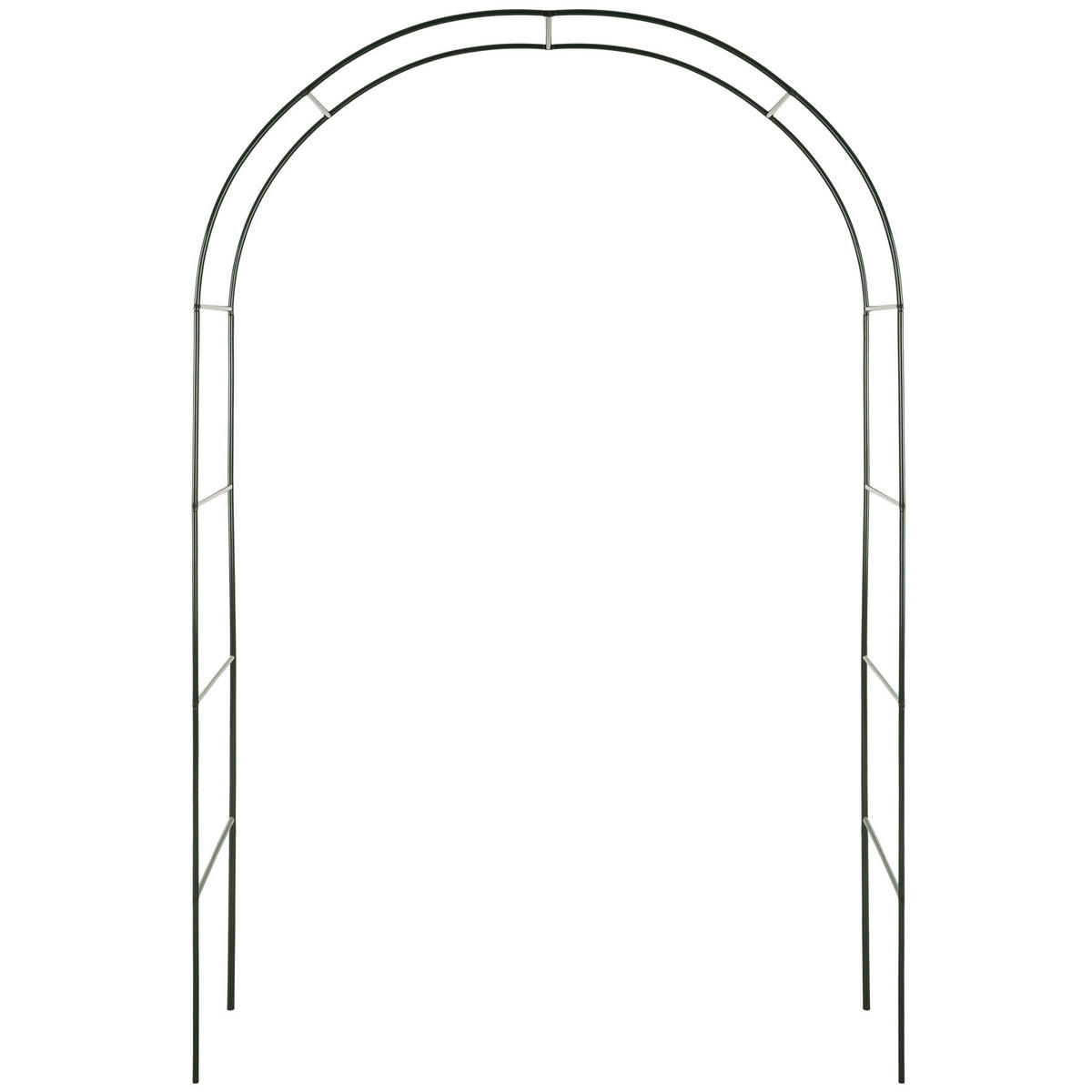 ROSENBOGEN ,140 x 40 x 240 cm,grün - Grün, Metall (40/240/140cm) - tectake