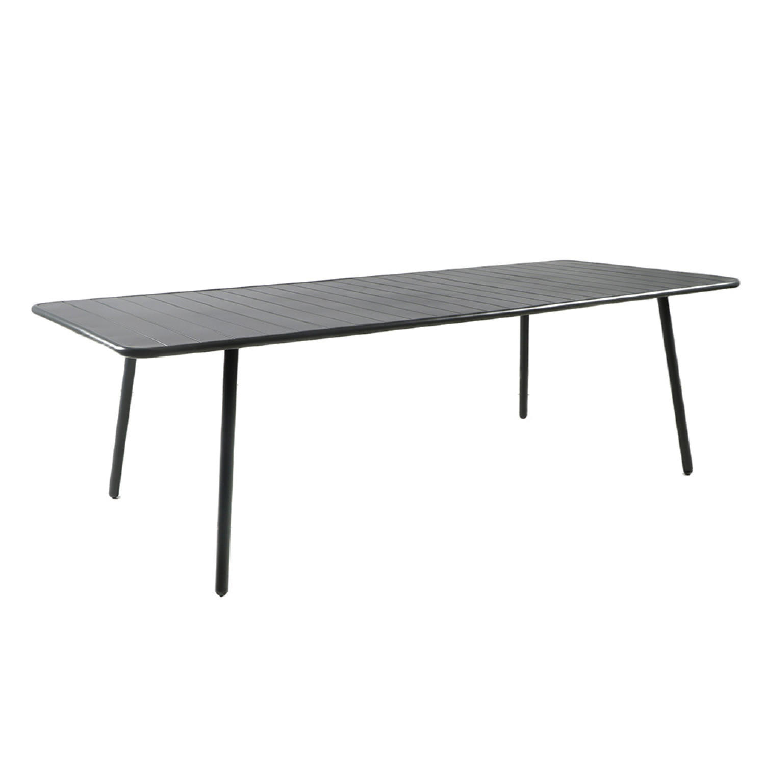 GARTENTISCH Bergame Grau - Grau, Metall (234/96/72cm) - Concept Usine