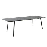 GARTENTISCH Bergame Grau - Grau, Metall (234/96/72cm) - Concept Usine