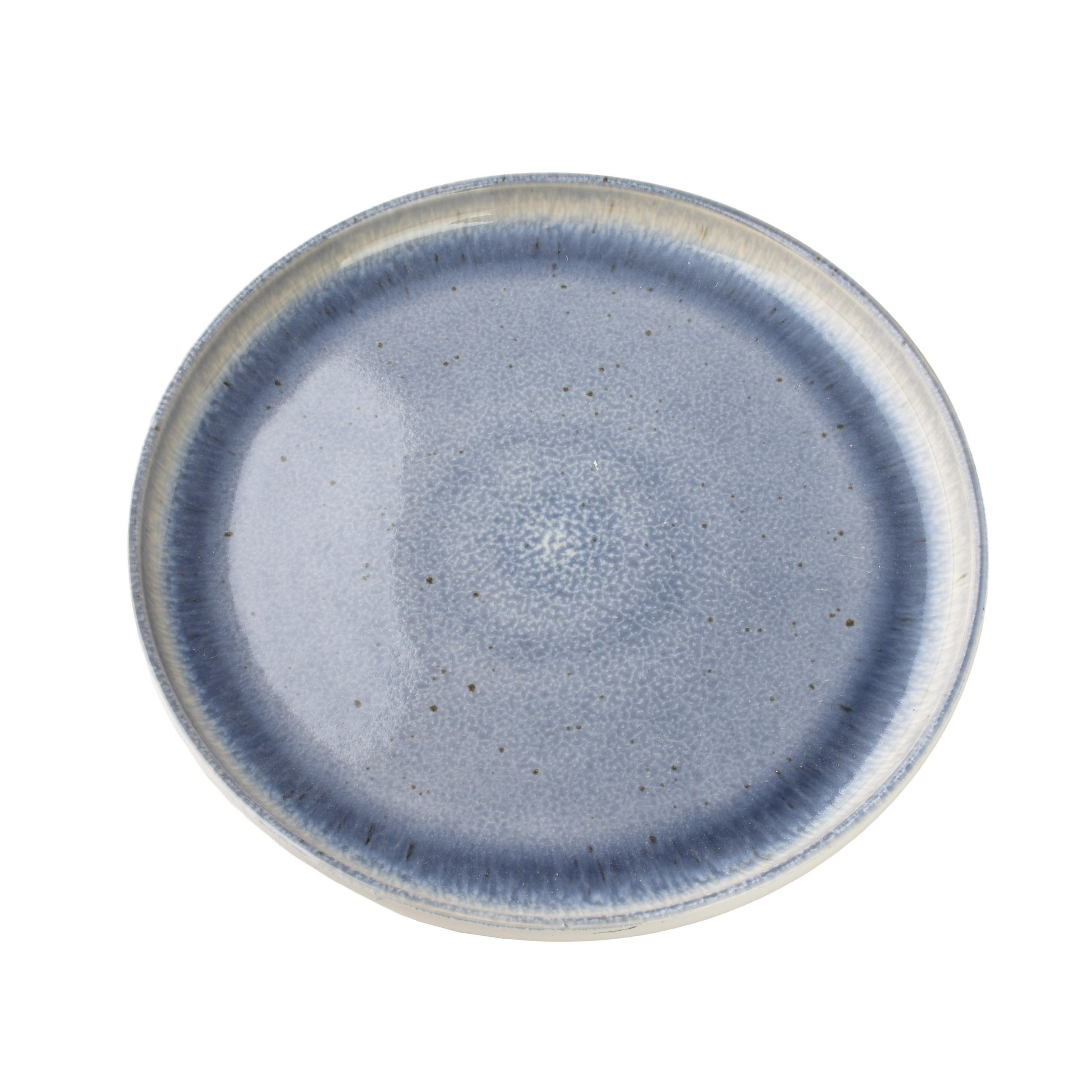 DESSERTTELLER Basic Nature Blau 21x21x2,4 cm Keramik - Blau, Keramik (21/21/2.4cm) - Mondex