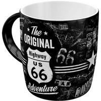 KAFFEETASSE 330 ml US Highways US Highway 66 - Multicolor, Keramik (0.33L) - Nostalgic-Art