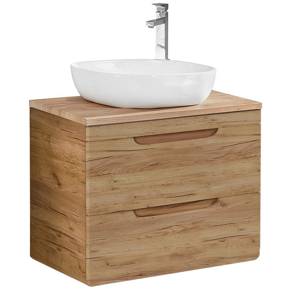 WASCHTISCH Luton-56 - Braun, Holzwerkstoff (81/76/46cm) - Lomado