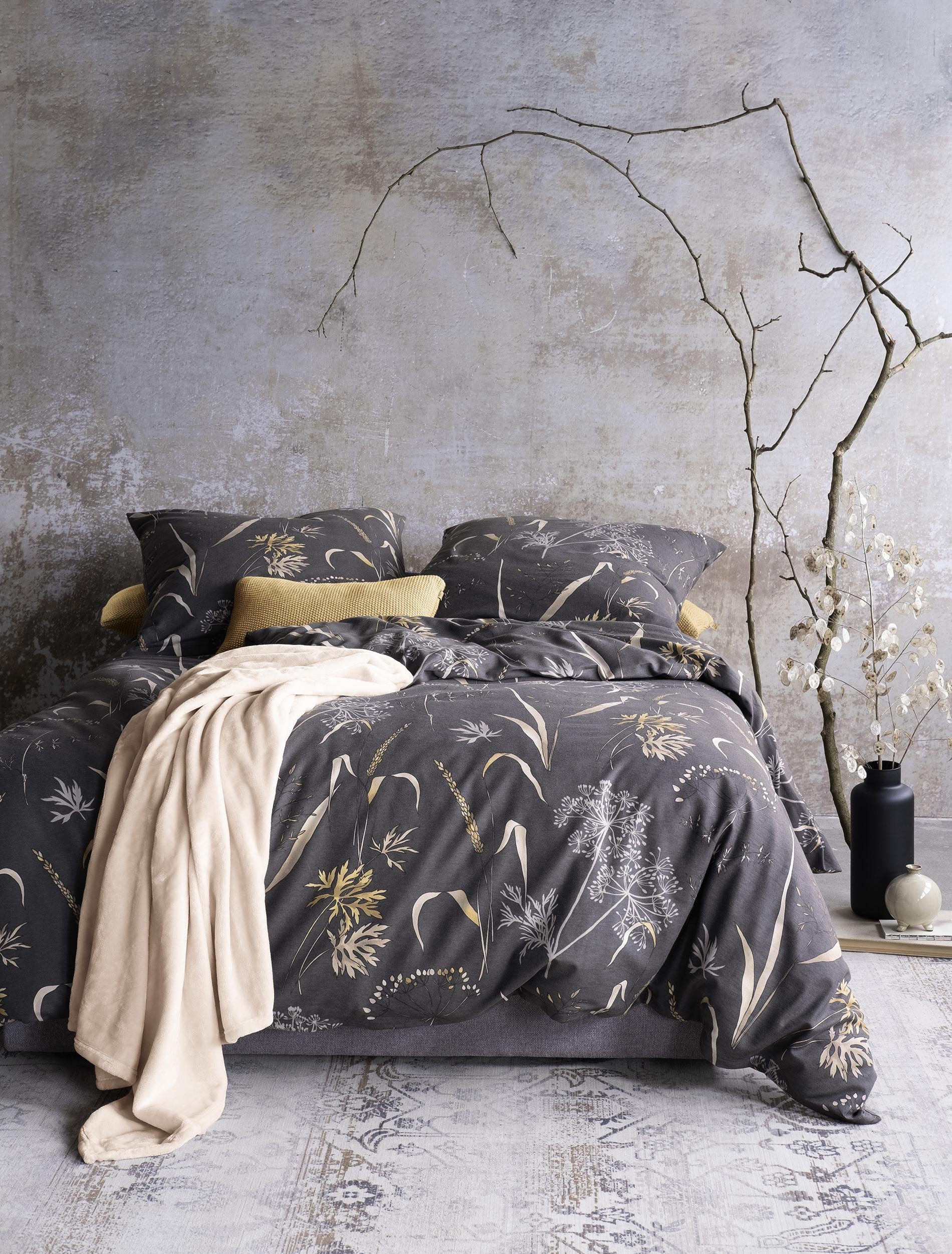 BETTWÄSCHE KOALA 8425 - Silberfarben, Textil (155/220cm) - Irisette