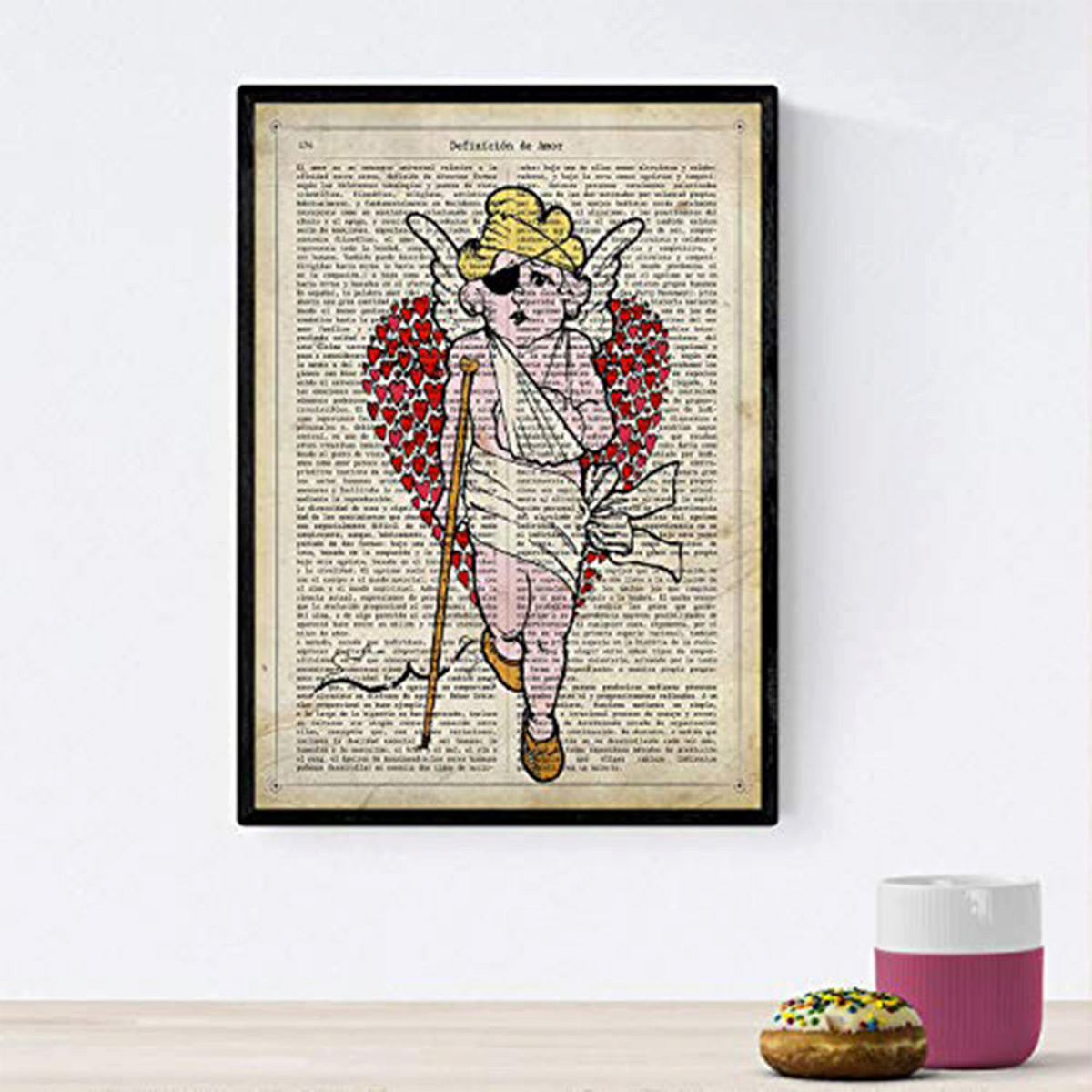 POSTER Plakat Amor A4 Rahmenlos - Klar, Papier (29.7/5/21cm) - Nacnic