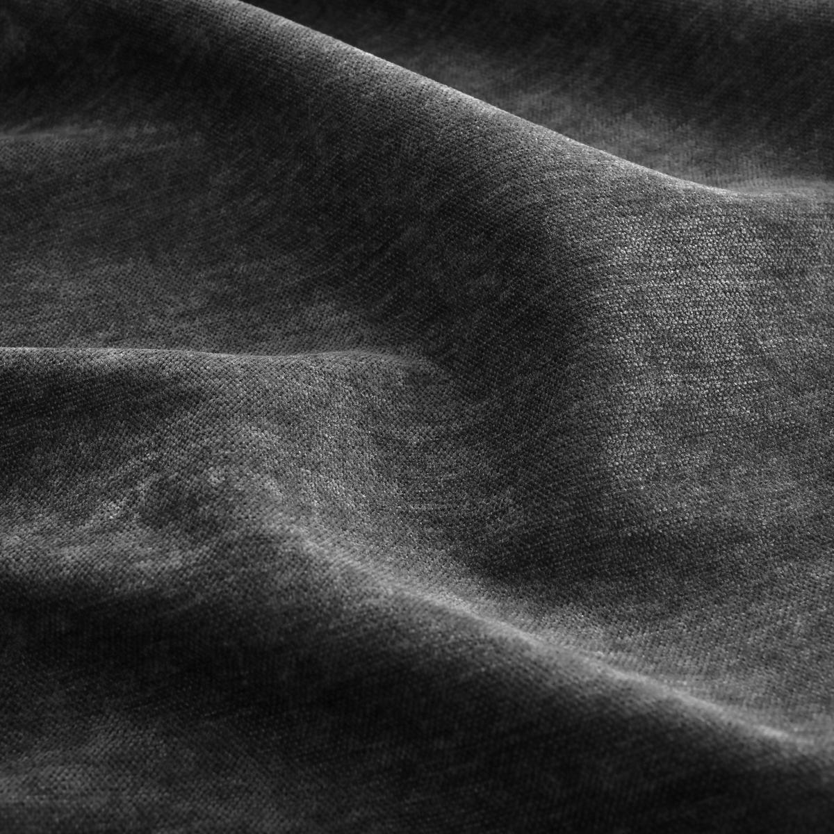WOHNLANDSCHAFT Schwarz 264,5/142,5/84 cm 4-Sitzer mit 2 Hockern und Stauraum - Schwarz, Textil (264.5/84/142.5cm) - PANGIVO