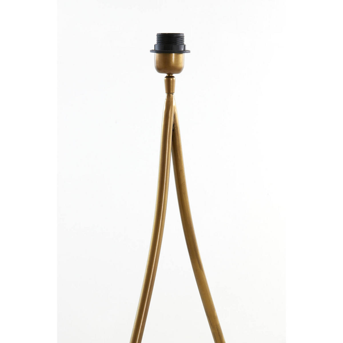 STEHLEUCHTE Okno Gold 46/17/140 cm - Goldfarben, Metall (46/17/140cm) - Light & Living