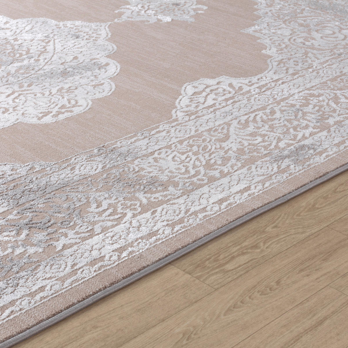 VINTAGE-TEPPICH 120x170 cm Beige - Beige, Naturmaterialien/Textil (120/170cm) - LIVABLISS