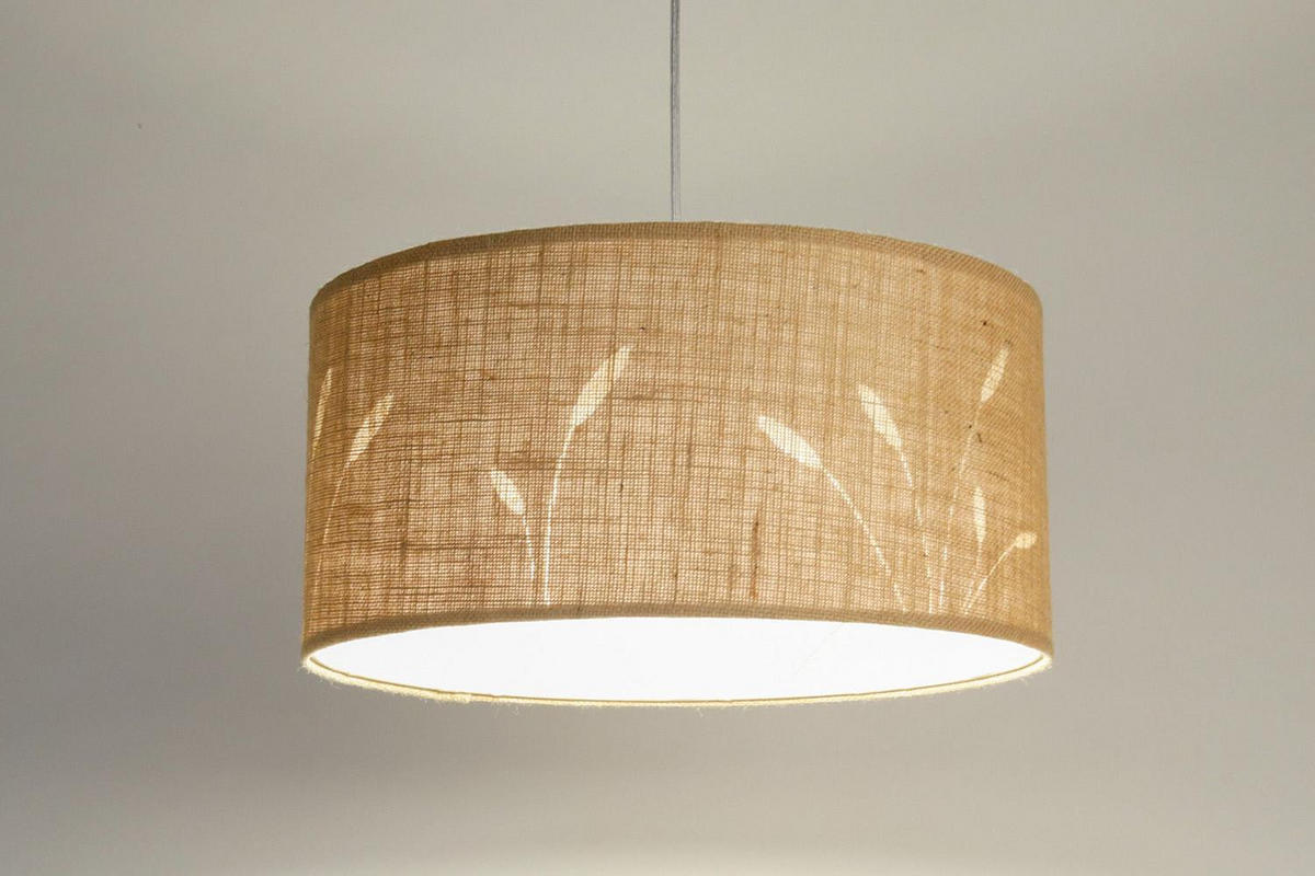 HÄNGELEUCHTE Weiß 40/90 cm - Beige/Weiß, Kunststoff (20/0.4/90cm) - ONZENO