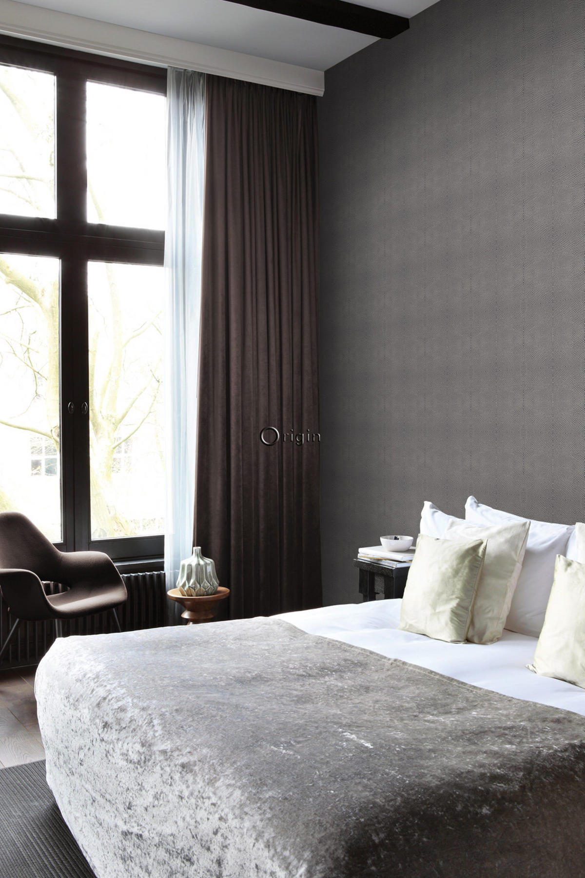 TAPETE Tierhautmuster 53 cm x 10.05 m - Braun, Papier (53/1000cm) - Origin Wallcoverings