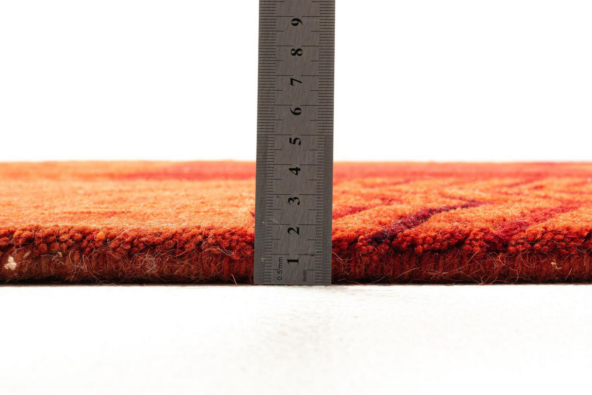 HANDTUFTTEPPICH Royal Domas 170x240 cm - Rot, Textil (170/240cm) - THEKO