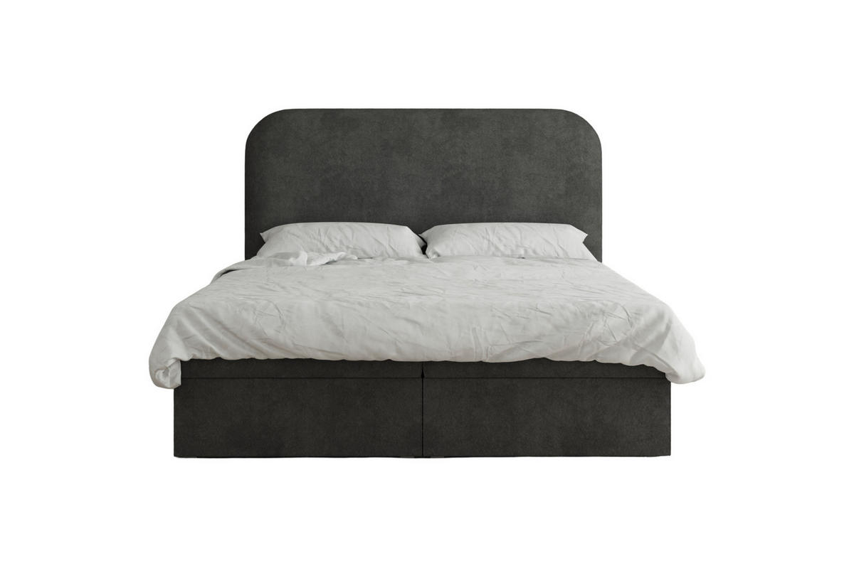 BOXBETT 180x200 - 07 Anthology 19 - Schwarz - Schwarz, Holzwerkstoff (180/200cm) - Möblo