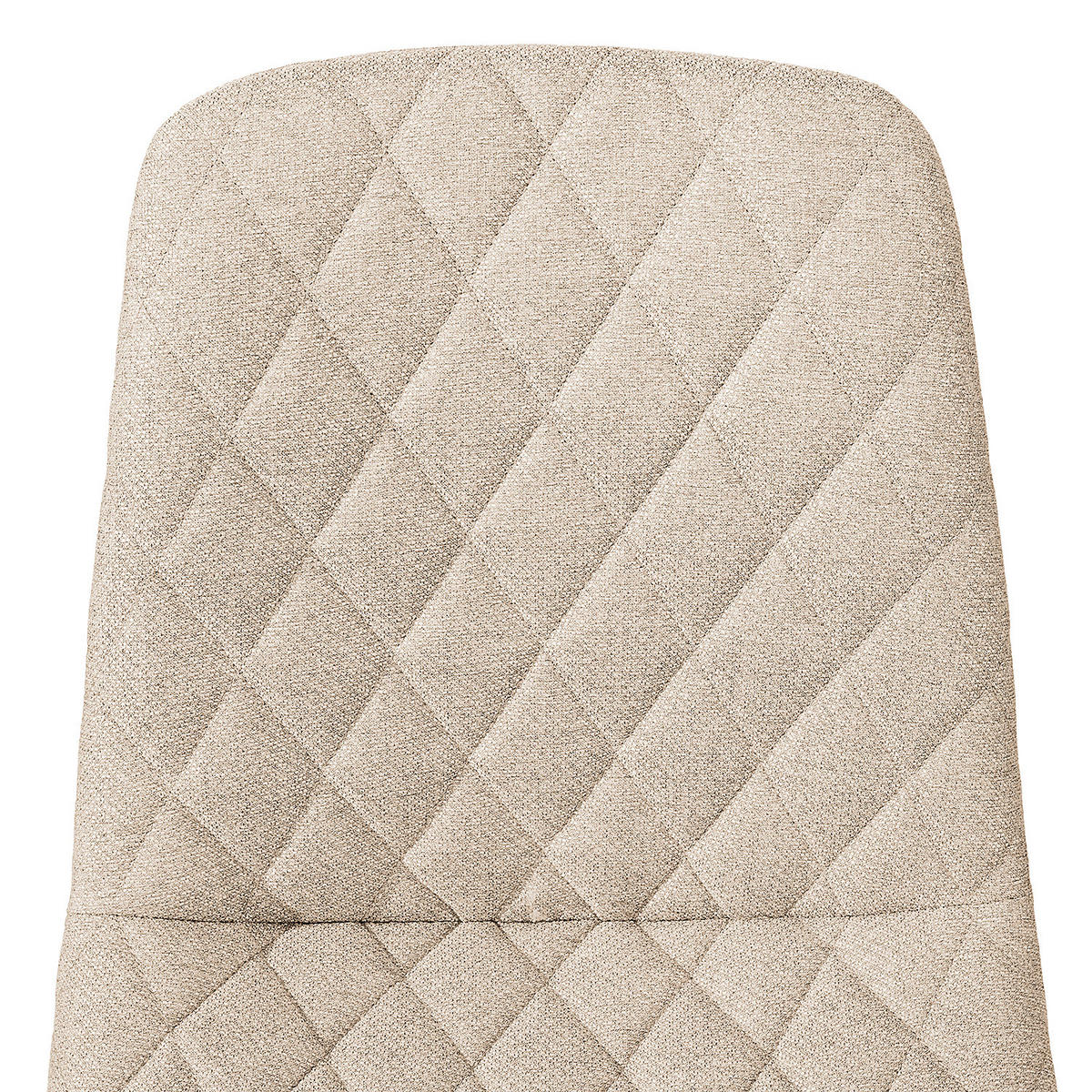 POLSTERSTUHL - Webstoff - Beige, Holz (46/85/57cm) - home24