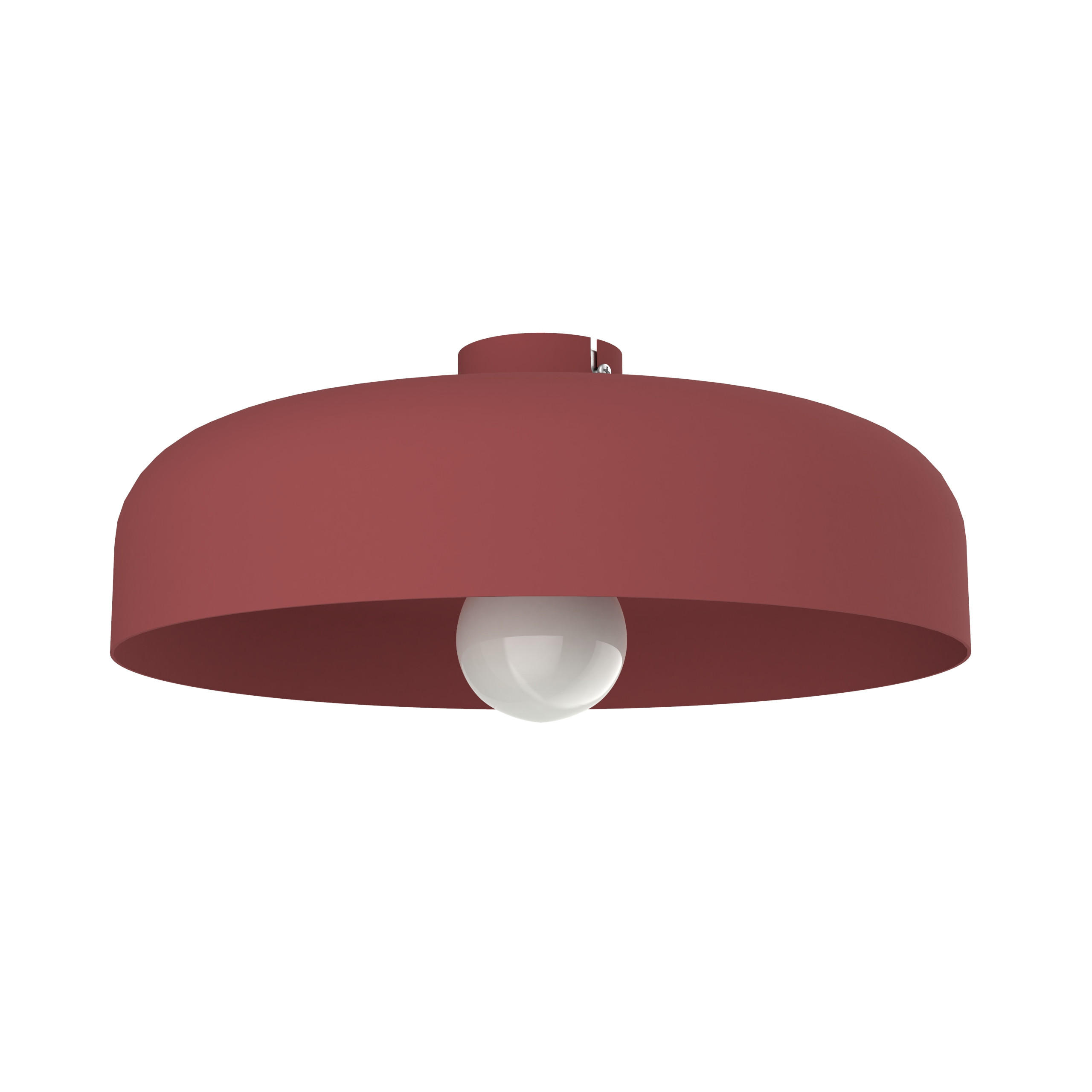 DECKENLEUCHTE - Rot, Metall (40/40/12cm) - Lumicom