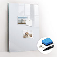 MAGNETTAFEL 40x60 Weiß schwarzer Marker - Weiß, Glas (40/0.4/60cm) - TULUP