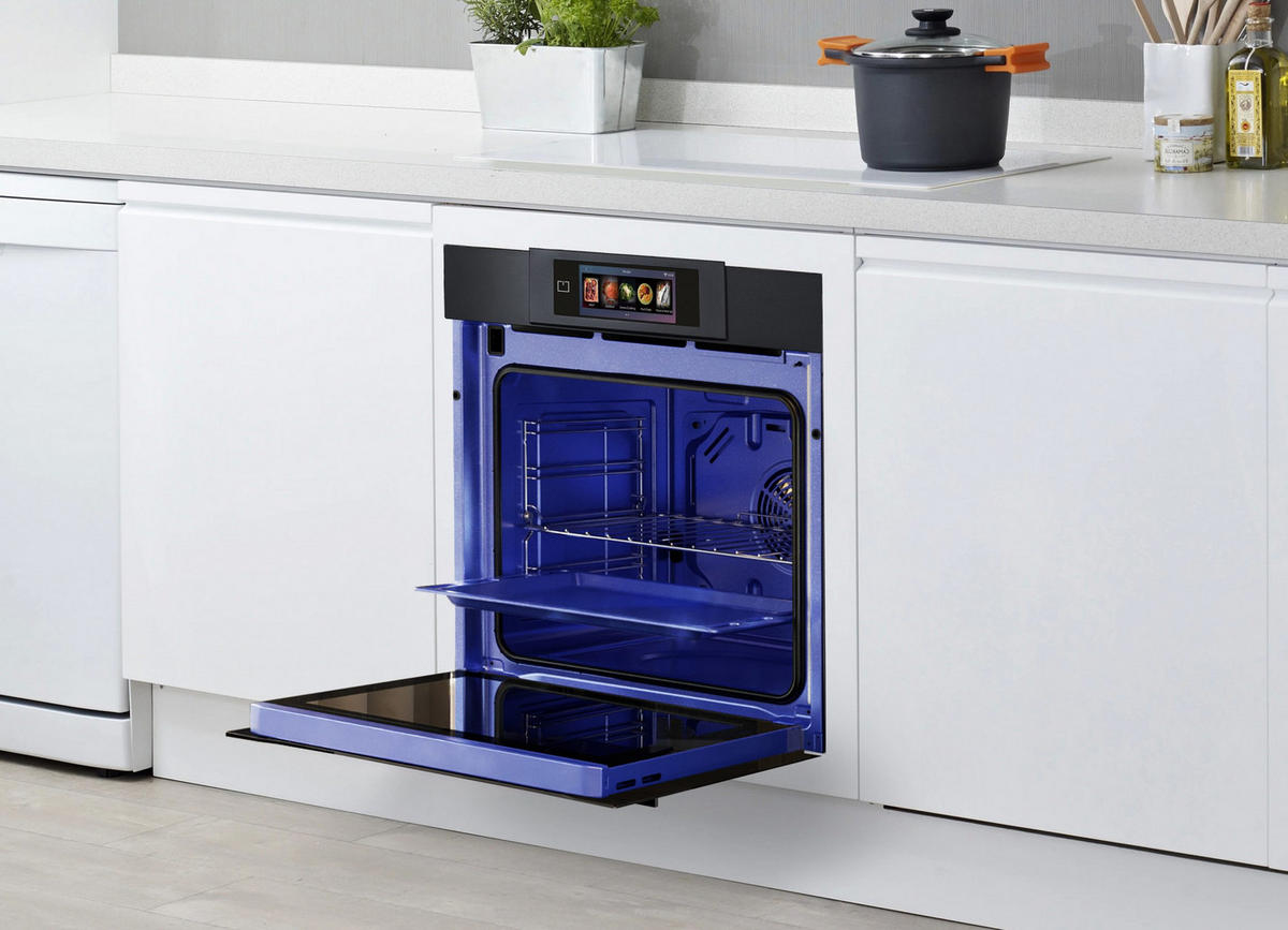 MULTIFUNKTIONS-ELEKTRO-BACKOFEN EH 6347 + KCT 9110 FI Induktionskochfeld 90 cm - Schwarz, Metall (59.4/59.4/57.5cm) - Kaiser Küchengeräte