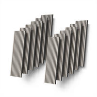 WANDPANEELE Grivola Eiche 12 Stück - Eichefarben, Holzwerkstoff (120/40/1.8cm) - Livinity®
