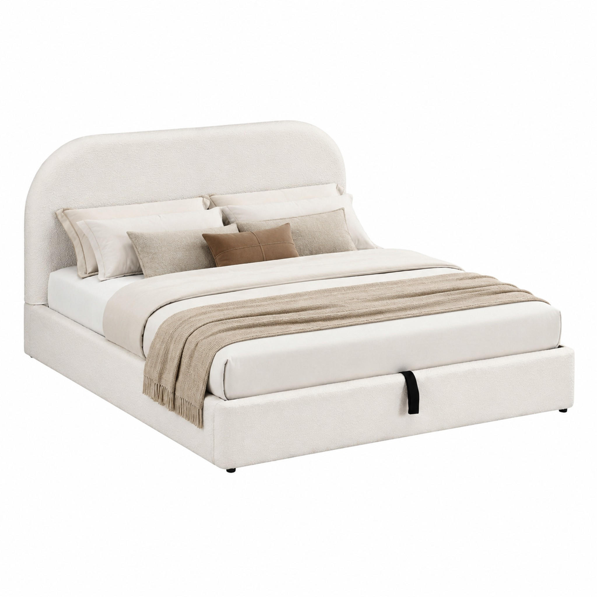Meubliv Bett Beige 160x200 cm