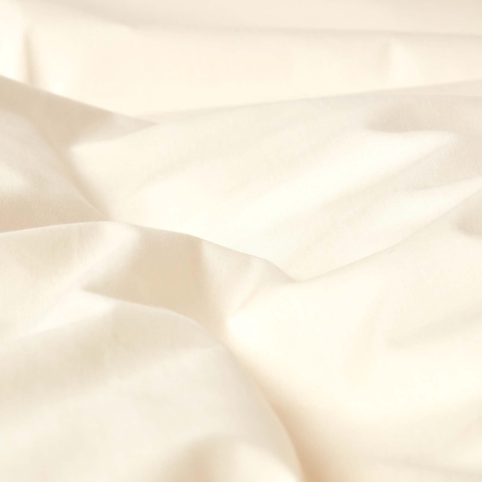 BETTLAKEN ohne Gummizug, Ägyptische Baumwolle, Fadendichte 200 - Creme, Textil (275/275cm) - Homescapes