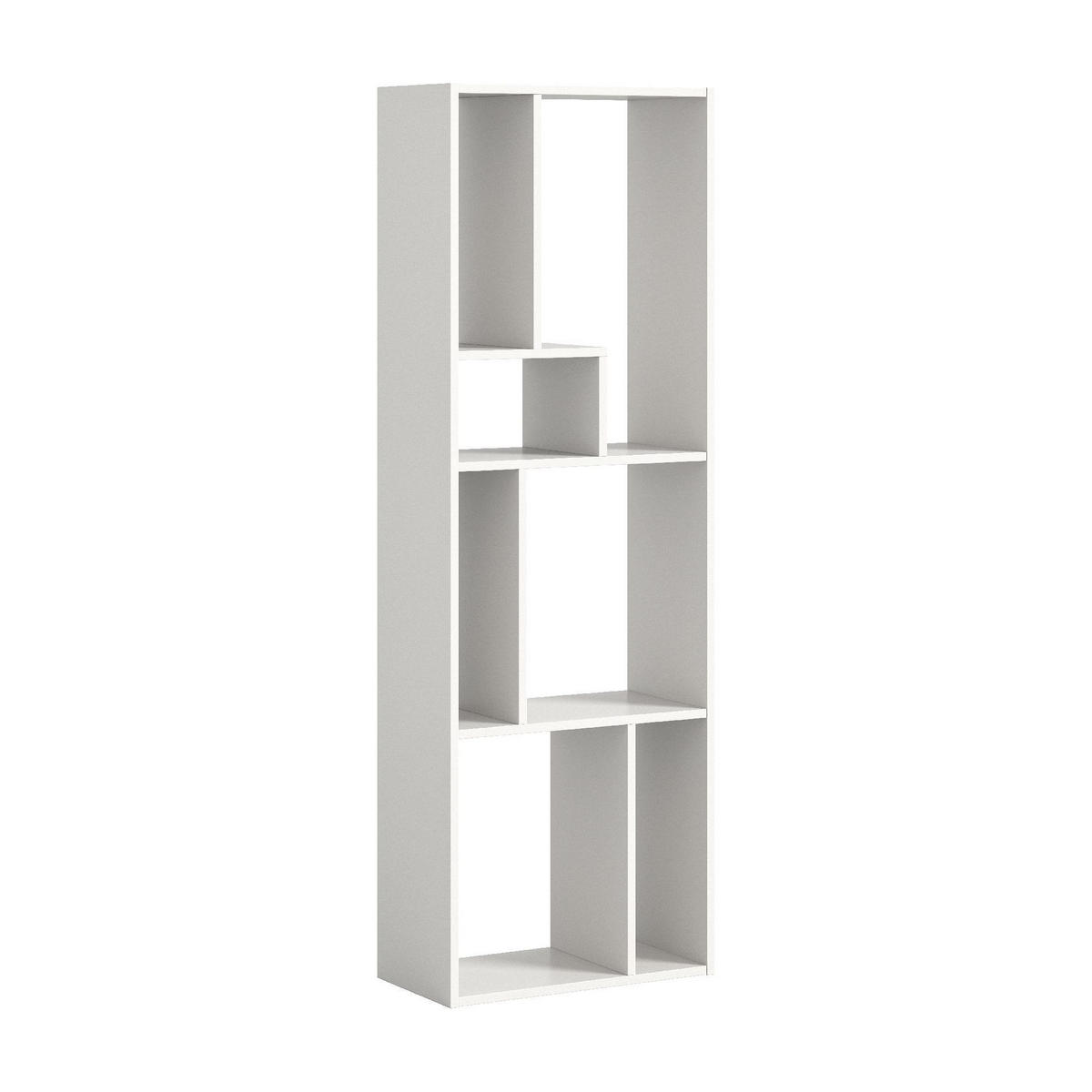 STANDREGAL Tommy 28/54/159 cm - Weiß, Holzwerkstoff (54/159/28cm) - Xonox